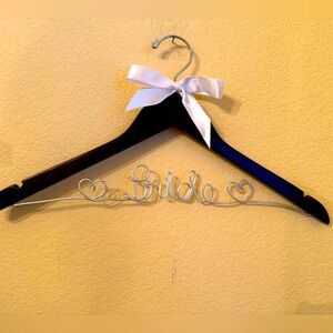 Bride Wooden and Wire Hanger
